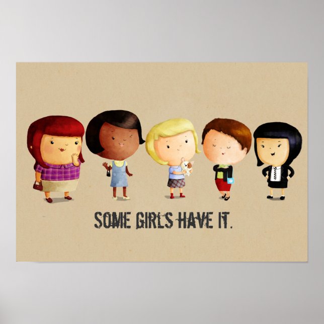 Póster Algunos Chicas de subcultura (Frente)