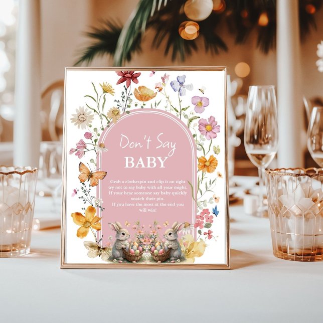 Póster Algunos conejitos de Pascua no dicen bebé señuelo  (Subido por el creador)