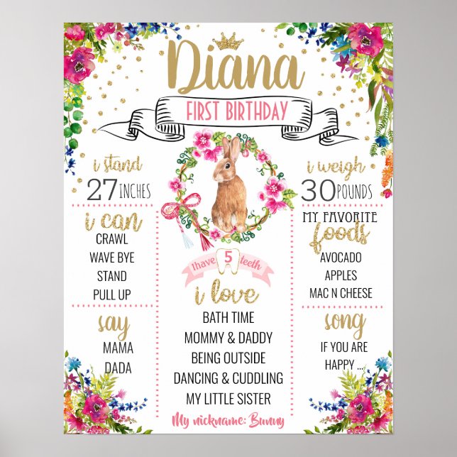 Póster Algunos conejitos se están convirtiendo en una señ (Frente)