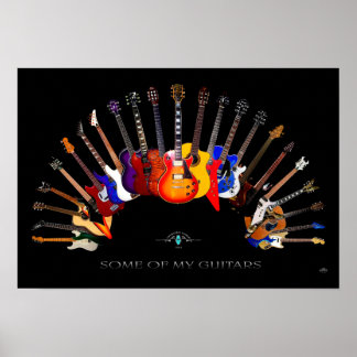 Póster Algunos de mis Guitars ~ SolidSpaceStudio desde 19