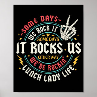Póster Algunos Días Rock La Vida De La Señora Del Almuerz