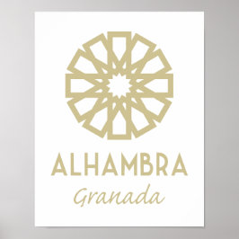 Póster Alhambra Granada 1