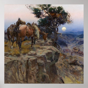 Póster “Aliados inocentes” de Charles M Russell