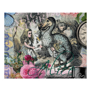 Póster Alice Clásico País de las Maravillas Dodo Arte Ten