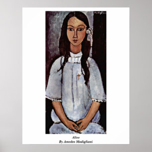 Póster Alice De Amedeo Modigliani