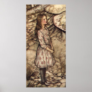 Póster Alice de Arthur Rackham