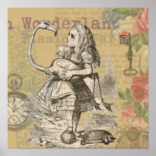 Póster Alice en el País de las Maravillas Flamenco Clásic