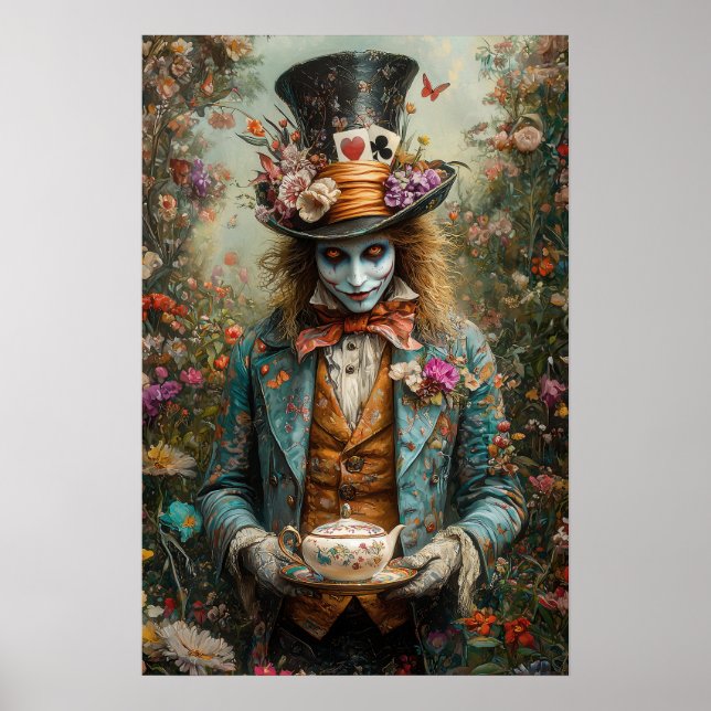 Póster Alice en el País de las Maravillas Sombrerero Loco (Frente)
