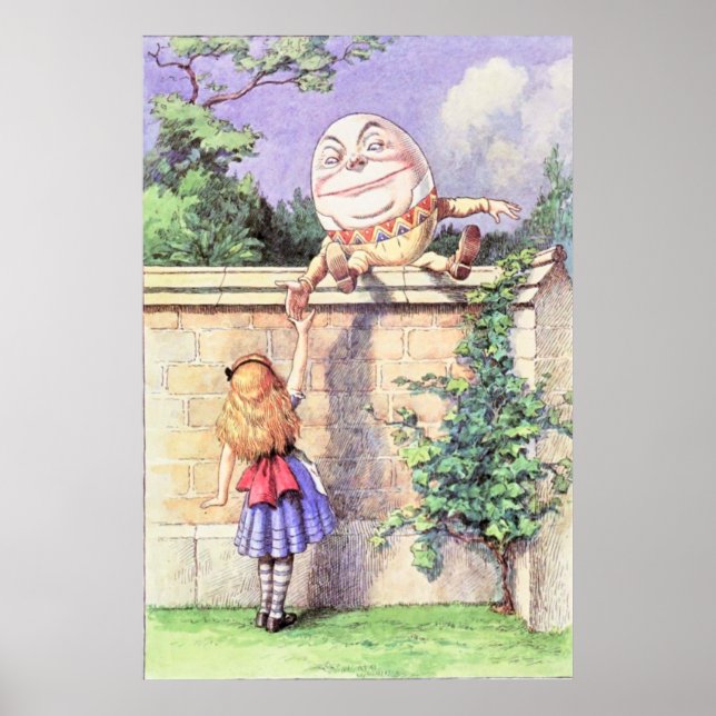Póster Alice & Humpty Dumpty Color Completo (Frente)