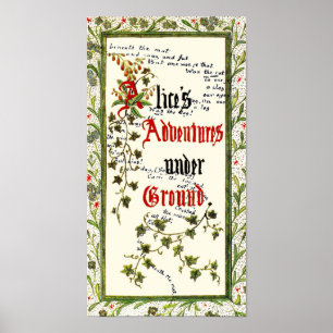 Póster Alice In Wonderland 1ª Edición