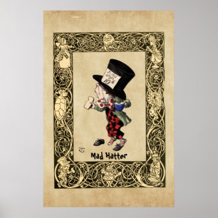 Póster Alice - Mad Hatter 1865