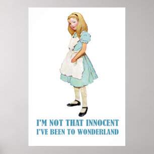 PÓSTER ALICE - NO SOY TAN INOCENTE