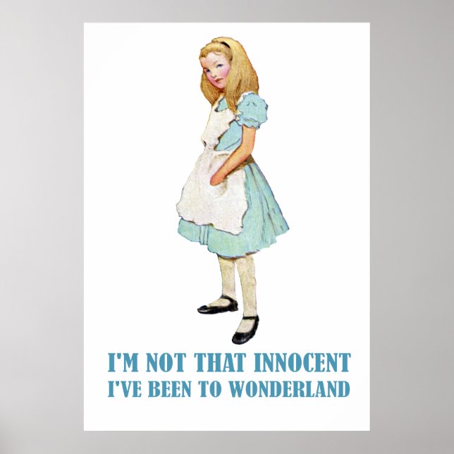 PÓSTER ALICE - NO SOY TAN INOCENTE (Frente)