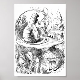 Póster Alice se reúne con el Poster de la oruga