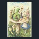 Póster Alice se reúne con la oruga<br><div class="desc">Alice se encuentra con la oruga,  ilustracion de 'Alicia en el país de las maravillas' de Lewis Carroll | por John Tenniel | Ubicación del arte: Colección privada | Artista inglés | Número de colección de imágenes: XCF264487</div>