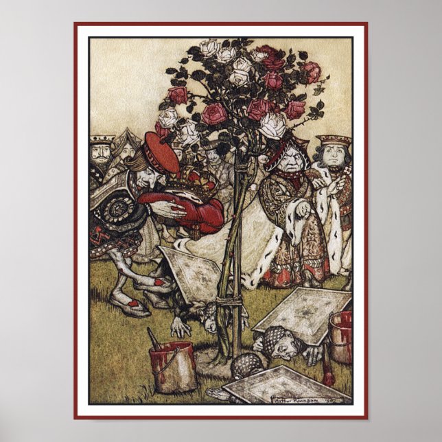 Póster Alice y el país de las maravillas - Arthur Rackman (Frente)