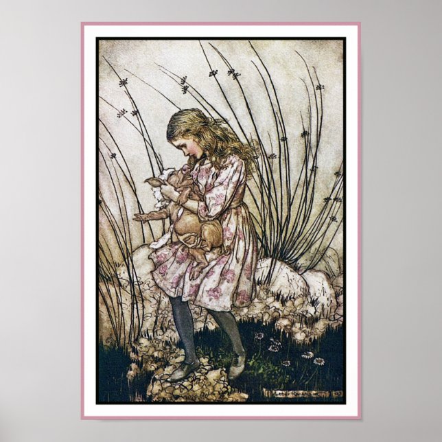 Póster Alice y el país de las maravillas - Cerdo y Pimien (Frente)