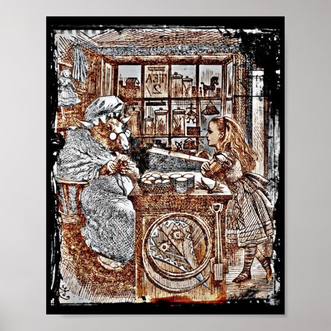 Póster Alice y las ovejas de punto (Frente)