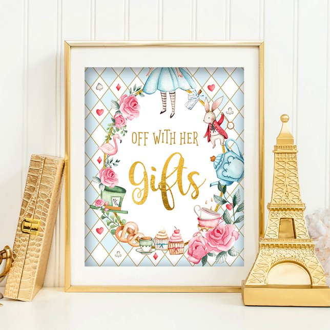 Póster Alicia azul en el país de las maravillas con su Ró (Subido por el creador)