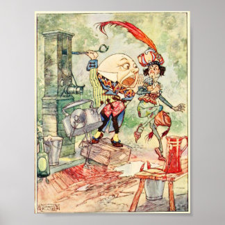 Póster Alicia en el maravilloso país.