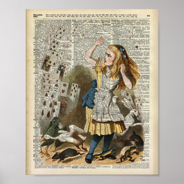 Póster Alicia en el maravilloso país (Frente)