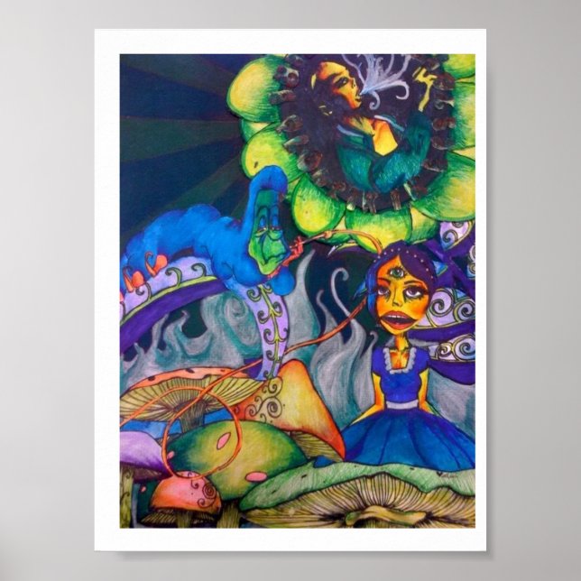 Póster Alicia en el país de las maravillas (Frente)