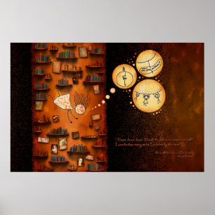 Póster Alicia en el país de las maravillas - Abajo el agu