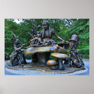 Póster Alicia en el país de las maravillas - Central Park