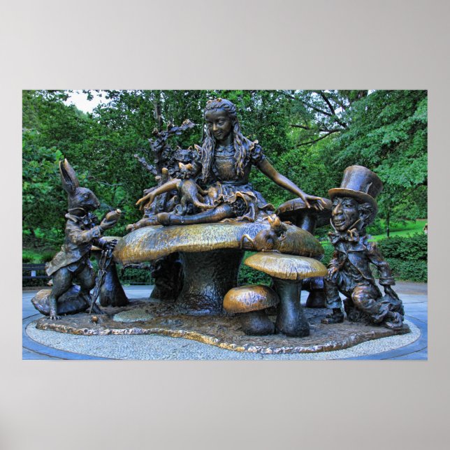 Póster Alicia en el país de las maravillas - Central Park (Frente)