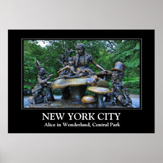 Póster Alicia en el país de las maravillas - Central Park