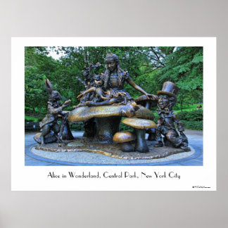 Póster Alicia en el país de las maravillas - Central Park