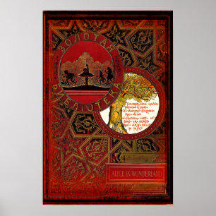 Póster Alicia En El País De Las Maravillas Con "El Gato D