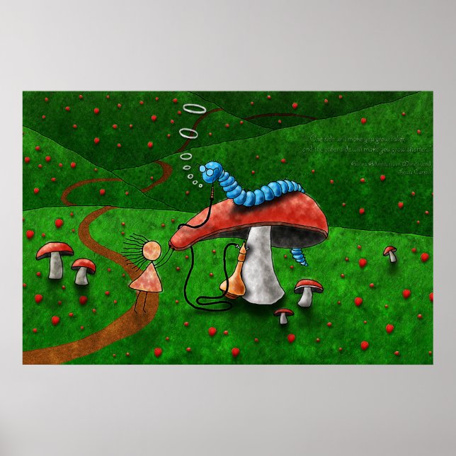 Póster Alicia en el país de las maravillas - Consejos des (Frente)