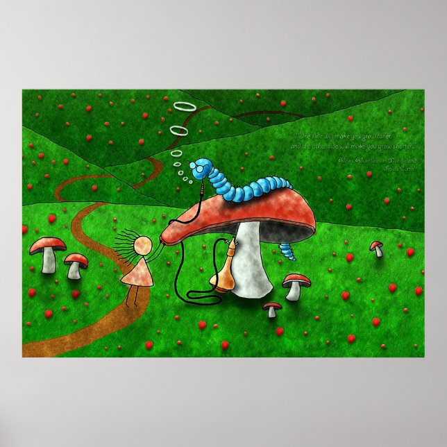 Póster Alicia en el país de las maravillas - Consejos des (Frente)