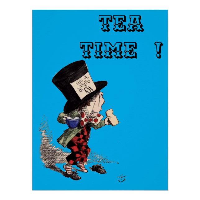 Póster Alicia en el País de las Maravillas - Odio Loco -  (Anverso)