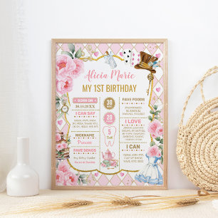 Póster Alicia en el país de las maravillas, primer aniver