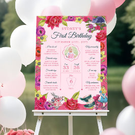 Póster Alicia en el país de las maravillas, primer hito d