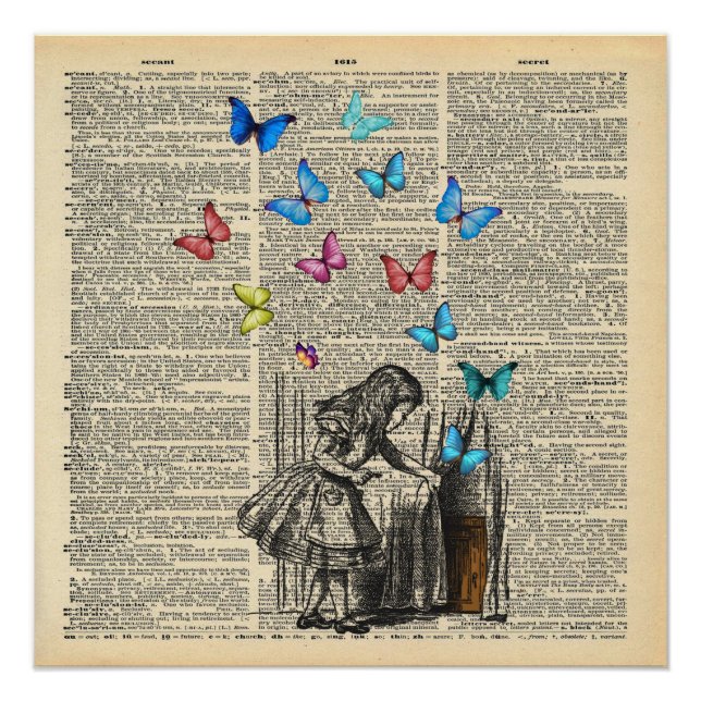 Póster Alicia En El País De Las Maravillas - Que Empiece  (Anverso)