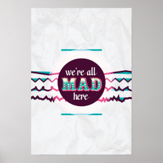 Póster Alicia en el país de las maravillas - Todos estamo