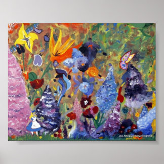 Póster Alicia en el Poster del país de las maravillas