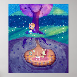 Póster Alicia en el Poster del país de las maravillas