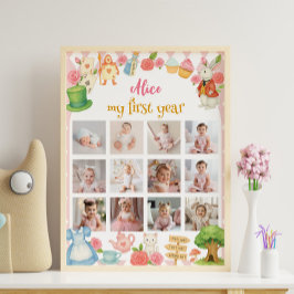 Póster Alicia en el primer cumpleaños de Australia