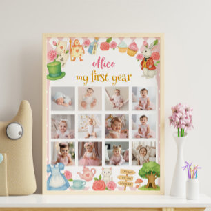 Póster Alicia en el primer cumpleaños de Australia