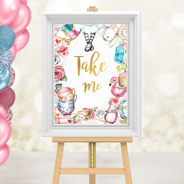 Póster Alicia en el Rótulo Fiesta de la tierra de las mar