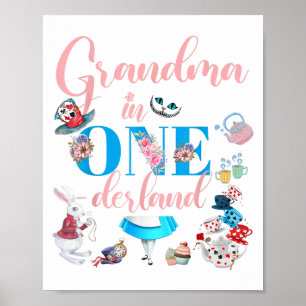 Póster Alicia En La Abuela De Nacimiento De La Familia De