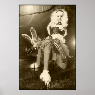 Póster Alicia en tierra brutal