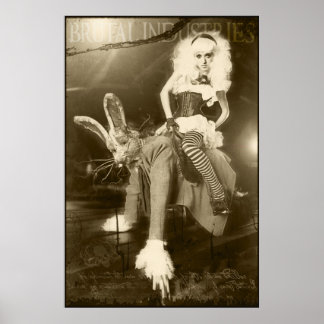 Póster Alicia en tierra brutal