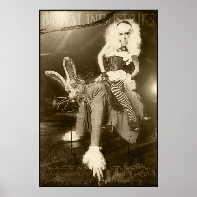 Póster Alicia en tierra brutal (Frente)