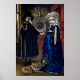 Póster Alicia en un bello paraíso de Van Eyck ART PRINT