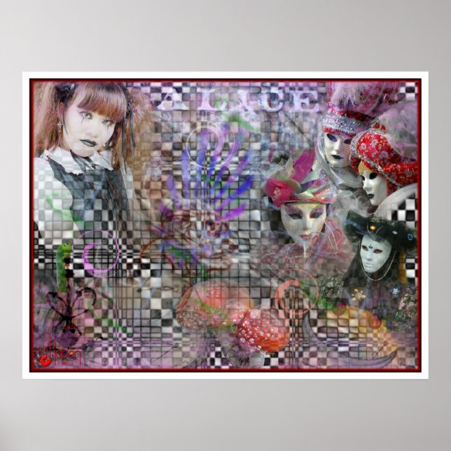 Póster Alicia Sueños en Color (Frente)
